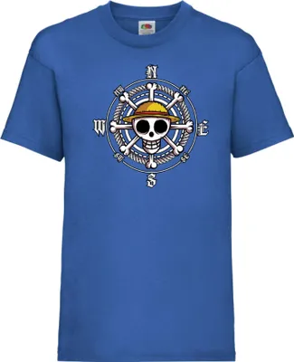 Produktbild von Kinder T-Shirt One Manga Piece Anime 10 Pirates, 12-13 Jahr - 152 / Blau