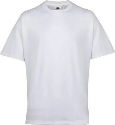 Immagine prodotto di Gilet / T-shirt Belcoro da uomo Fruit Of The Loom, manica corta, confezione da 3 pezzi RW4498 (2XL) (bianco)
