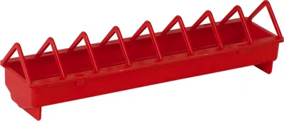 Productafbeelding van Duvo+ Kippenvoerbak met draadgril S - 51 x 12 x 12,5 cm