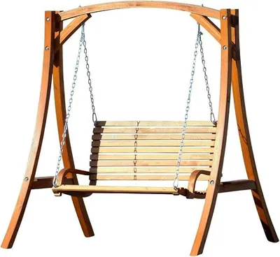 Produktbild von Design Hollywoodschaukel Gartenschaukel Hollywood Schaukel KUREDO-OD aus Holz Lärche