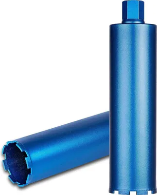 Produktbild von ELMAX | Diamantbohrkrone, 1.1/4, 42x450mm, für Kernbohrgeräte, Kernbohrkrone aus Sintermetall, Nassbohrkrone, Trockenbohrkrone