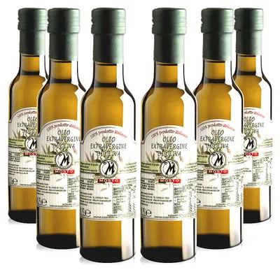 Produktbild von Marone - Olivenöl Extra Vergine Mosto ungefiltert - 6 x 0,25 l - 100 Prozent italienisch