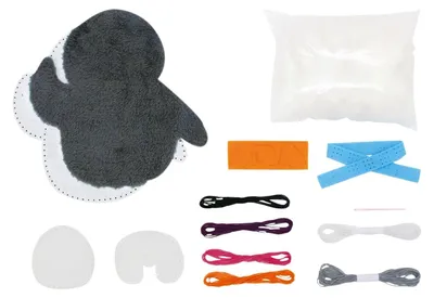 Produktbild von Nähset Avenir 6301626 Pinguin Motiv, DIY für Kinder ab 6 Jahren, Basteln