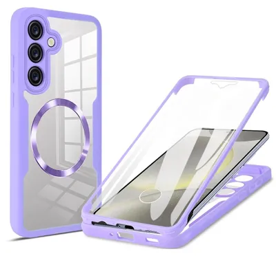 Obrázek produktu pro Ochranné pouzdro Techsuit ColorVerse 360 s ochranou displeje a MagSafe pro Samsung Galaxy S25 Plus - fialové