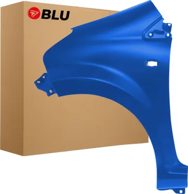 Image de BLU Aile Compatible avec Toyota Aygo 8U7 Gauche Blau BlauMetallic DolomitBlau | 2005-2014 | Avant | Peint| Prêt à Monter | Acier
