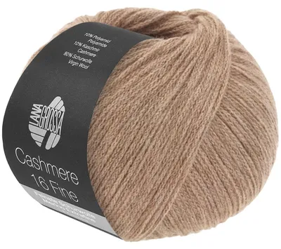 Produktbild von Lana Grossa CASHMERE 16 FINE Wolle 50 g 320 m Merino Kaschmir Strickgarn Farbe 061 - Beige