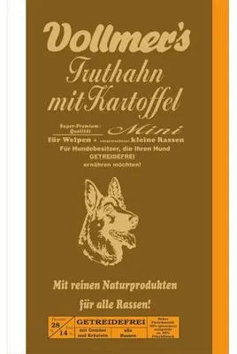 Obrázok produktu pre Vollmers Truthahn mit Kartoffel Mini 1kg