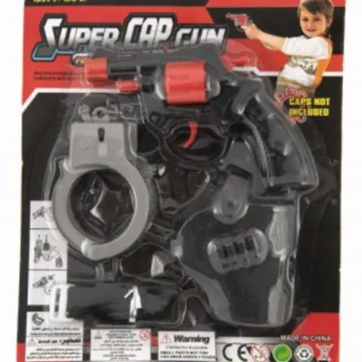 Productafbeelding van Kapseltrimmer van 13 cm met holster en handboeien