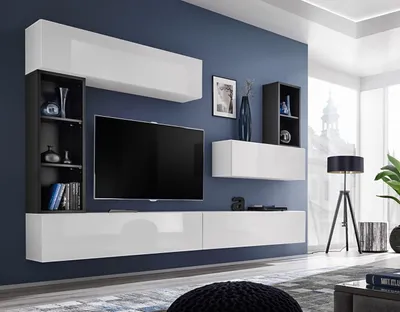 Zdjęcie produktu dla Designerskie szafki ścienne półki tv nowoczesny salon luksusowe meble nowe