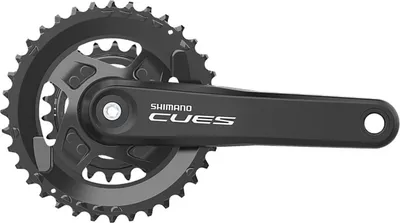 Immagine prodotto di Guarnitura SHIMANO CUES FC-U4010: generale, lunghezza 175 mm, rapporto 36-22, compatibile con 11 velocità.