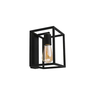 Immagine prodotto di Applique CRATE nera 1xE27x60W in metallo, dimensioni: 20x18x18 cm, IP20, Nowodvorski Lighting