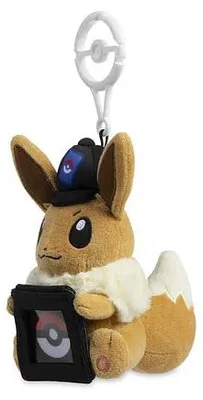 Produktbild von Pokémon Center Evoli (Eevee) Pokémon-Sammelkartenspiel Münzendisplay-Plüsch-Schlüsselanhänger