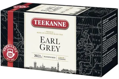 Image de Thé noir Teekanne, Earl Grey, 20x1,65 g