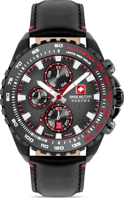 Produktbild von Swiss Military Hanowa SMWGC0001832 Herrenuhr Stone Marten Chrono 45mm 10ATM