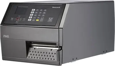 Produktbild von HONEYWELL PX45A - Ethernet - TT 300 DPI, - Wärmeübertragung - 203 x 203 DPI - 300 mm/sek - Kabelgebunden - Schwarz