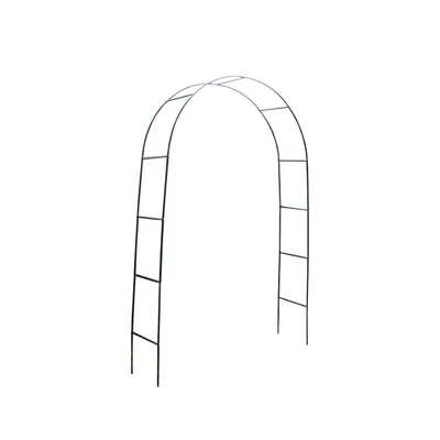 Produktbild von Rosenbogen Rankhilfe Torbogen Spalier für Kletterpflanzen Metall grün 240cm