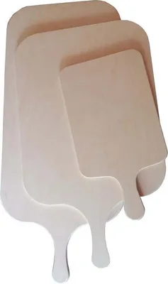 Produktbild von Flammkuchenbrett - L - 40er Pack - Geschliffen
