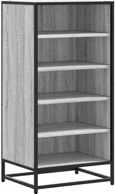 Produktbild von vidaXL Schuhregal Grau Sonoma 48x38x97,5 cm Holzwerkstoff