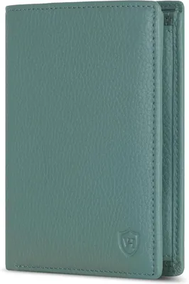 Produktbild von Leder Geldbörse RFID Schutz Echtleder Portemonnaie Damen Herren Brieftasche Wallet mit Geschenkbox Sicher Kartenetui kompakt elegant
