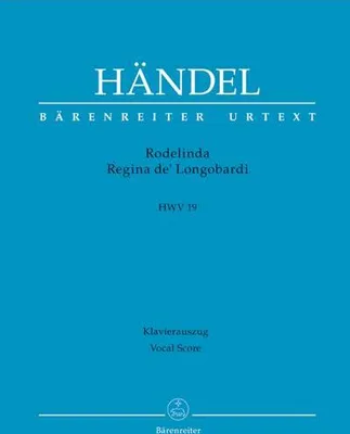 Produktbild von Rodelinda regina de LongobardiKlavierauszug (dt/it)