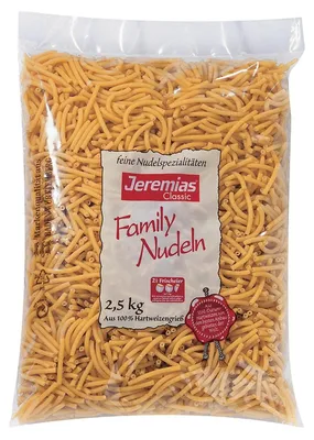 Produktbild von Jeremias Classic Family Nudeln Makkronelli mit Frischei 2500g