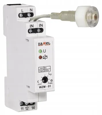 Produktbild von Zamel | Dämmerungsschalter WZM-01/S1 - 230V - Schwarz - Flexible Lichtsteuerung - Hohe Zuverlässigkeit