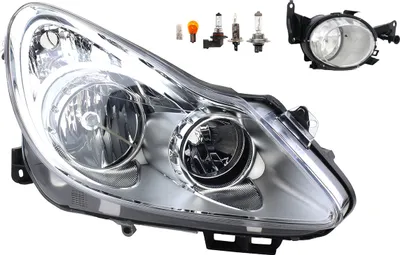 Produktbild von Scheinwerfer passend für Opel Corsa D 07/06-12/10 H7 H1 R +Nebel+Leucht. 1216188 93189358 1710376 13262572 Johns