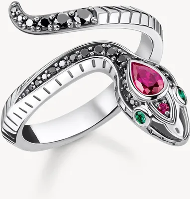 Zdjęcie produktu dla Thomas Sabo - TR2304-342-7-56 - Pierścionek - Damski - Srebro 925 - Szerokość 56