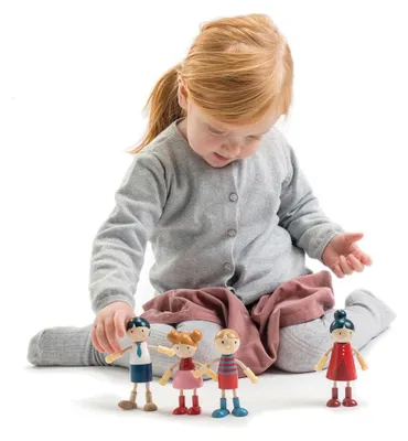 Obrázok produktu pre Tender Leaf Toys Doll Familie (Material Holz, Kinderspielzeug, Bunt) 7508142