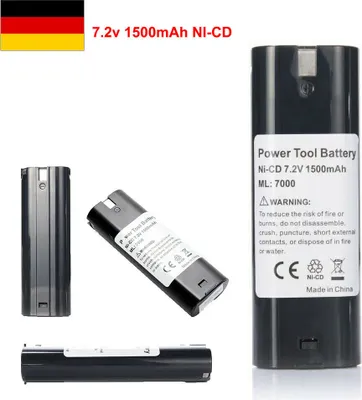Produktbild von Neu 1500mAh 7.2V NI-CD Akku für For MAKITA 3700D 3700DW 4071D 4073D 4307D 4770D