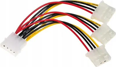 Produktbild von Akyga Stromverteiler Kabel MOLEX auf 3x MOLEX