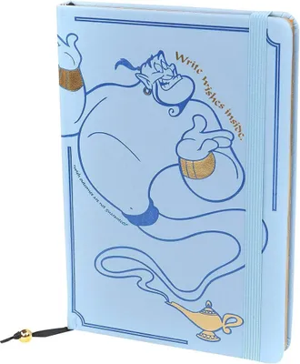 Obrázek produktu pro Aladdin – zápisník „Write Wishes Here“, A5 CD117 (jednotná velikost) (modrý)