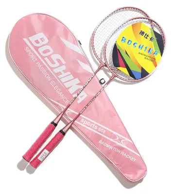 Image de Ensemble de raquettes de badminton Carbon avec volant