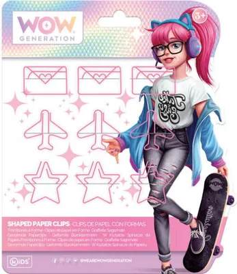 Obrázek produktu pro WOW Generation Valentina růžová sada kancelářských sponek