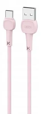 Produktbild von XO NB132 USB-C Kabel 1m Silikon Rosa