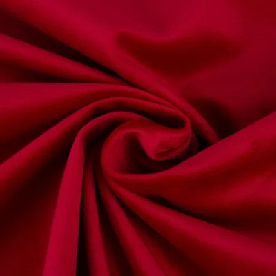 Produktbild von Möbelstoff Meterware Polsterstoff Bezugstoff Samtstoff Samt rot 1,40m