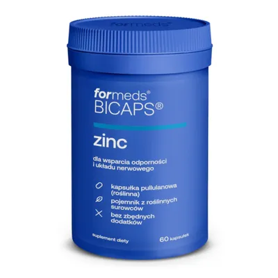 Productafbeelding van Formeds BICAPS ZINC: Zink voor immuniteit, haar, huid en nagels. 60 capsules