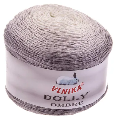 250g Dolly Ombre Farbverlaufsgarn Bobbel Strickgarn Häkelgarn Grautöne