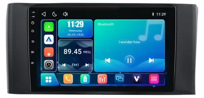 Produktbild von Nachrüst-Radio 9 Zoll für Smart Fortwo 451 Facelift 2010–2015 mit CarPlay & Android wireless USB Auto Navi Bluetooth 5.1 RDS