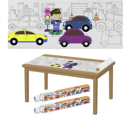 Image de Rouleaux de papier à colorier pour enfants - Images XXL, feuilles détachables