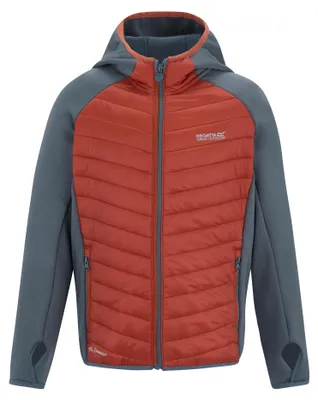 Produktbild von Regatta - "Andreson" Hybridjacke für Kinder RG13131 (104) (Dunkler Sturm/Ziegelstein)