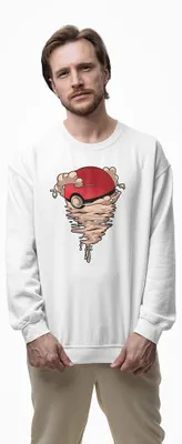 Produktbild von D&B Design Uni Pullover SWMO00041 Dragon Ball Weiß-Größe S