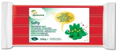 Immagine prodotto di Avenue Mandarine SO0870500400C Avenue Mandarine Knete Softy rot, 0,5 kg