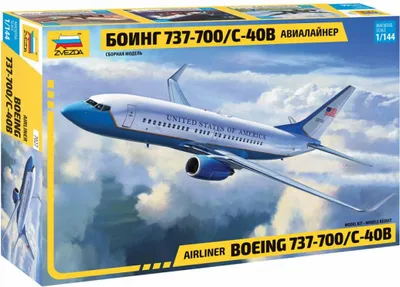 Immagine prodotto di Zvezda 1:144 Boeing 737-700 / C-40