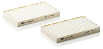Produktbild von MANN-FILTER CU 20 005-2 Innenraumfilter Pollenfilter für HYUNDAI Tucson (TL, TLE) TUCSON (JM) TUCSON Kasten/SUV (JM)