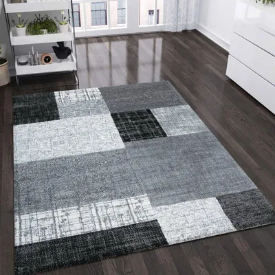Produktbild von Samo9473 Grau Kachel Optik Teppich, Maße:80x300 cm