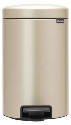 Image de Brabantia NewIcon Poubelle à pédale 3 litres 3 L Round Champagne