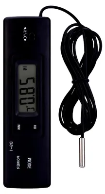 Produktbild von Elektronisches Thermometer, digitales LCD-Kühlschrankthermometer, Zählerthermometer für Fahrzeuge, Aquarien, Kühlschrank