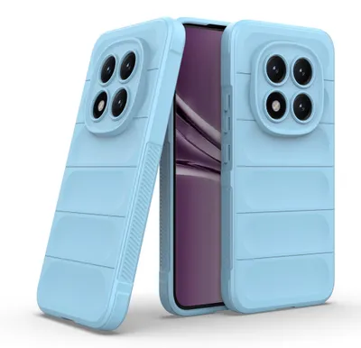 Produktbild von Handy Hülle für Xiaomi Redmi Note 15 Pro+ 5G Grip Case Cover Schutzhülle Softgrip Farbe: Hellblau