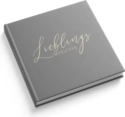 Produktbild von itenga Gästebuch "Lieblingsmenschen" Freundebuch 88 Seiten 21x21cm
